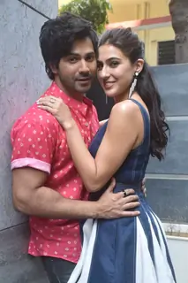 Sara Ali Khan, Varun Dhawan at the promotions of Coolie No. 1