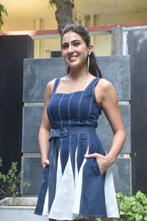 Sara Ali Khan at the promotions of Coolie No. 1