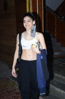 Alaya F snapped at dance classes in Andheri