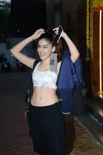 Alaya F snapped at dance classes in Andheri