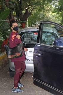 Patralekha spotted outside gym in Pali Hill