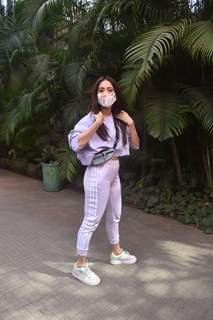 Nushrat Bharucha snapped at dance class Andheri