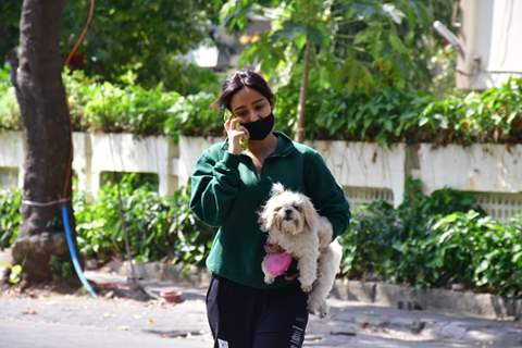 Neha Sharma snapped around the town