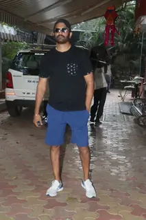Sharad Kelkar snapped at dubbing studio in Andheri