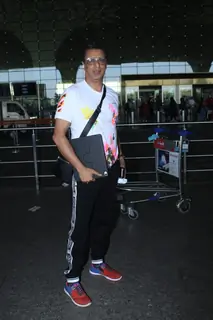 Madhur Bhandarkar snapped at airport