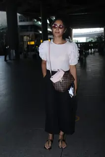 Samyukta Menon snapped at airport