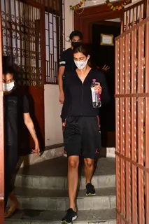 Disha Patani snapped at dubbing studio