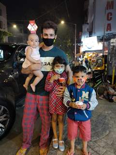 Jay Bhanushali snapped around the town!