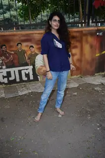 Fatima Sana Shaikh snapped at Versova 