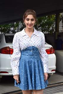 Dhwani Bhanushali snapped at T-series office in Andheri