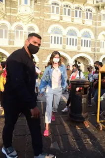 Ananya Panday snapped at Gateway of India