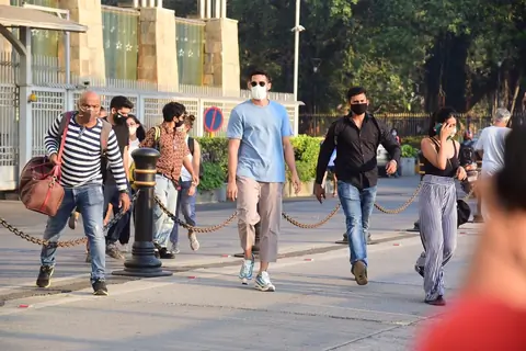 Siddhant Chaturvedi snapped at Gateway of India