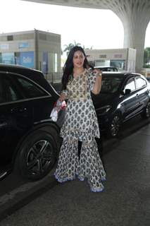 Amyra Dastur snapped at airport