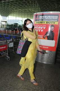 Divya Khosla snapped at airport
