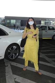 Divya Khosla snapped at airport