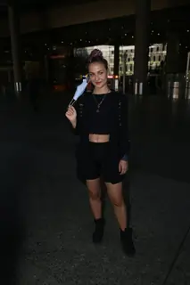 Elli Avram snapped at airport