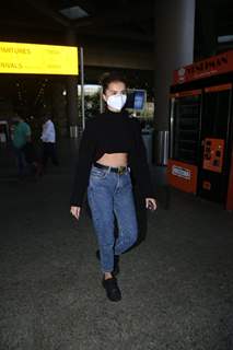 Tara Sutaria snapped at airport