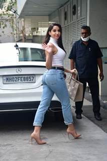 Nora Fatehi snapped at Exceed Office, Bandra