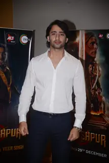 Shaheer Shaikh at the promotions of Paurashpur!
