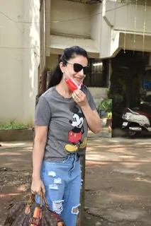Ameesha Patel snapped in Juhu