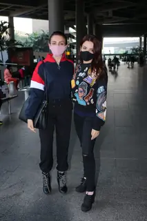 Sukriti Kakkar and Prakriti Kakkar snapped at airport