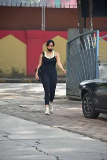 Neha Sharma snapped outside gym!