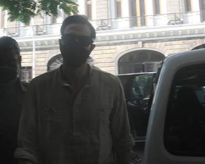 Arjun Rampal snapped arriving at NCB office