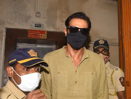 Arjun Rampal snapped leaving NCB office