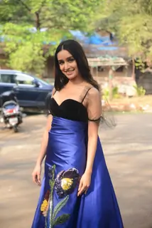 Shraddha Kapoor on the shoot of Indian Pro Music League shoot!