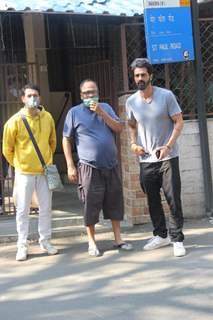 Arjun Rampal snapped outside dubbing studio in Bandra 