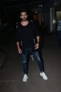 Dheeraj Dhoopar Aamir Ali snapped at screening of Black Widow!