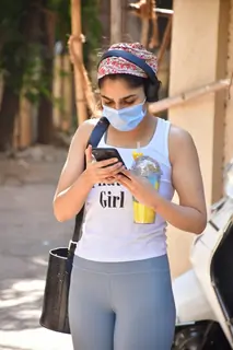 Sharmin Segal snapped at Pilates 