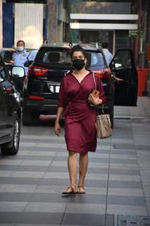 Sanya Malhotra snapped at Lokhandwala clinic