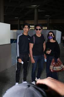 Sonu Sood snapped with family at airport
