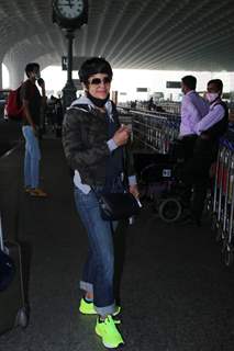 Mandira Bedi snapped at airport