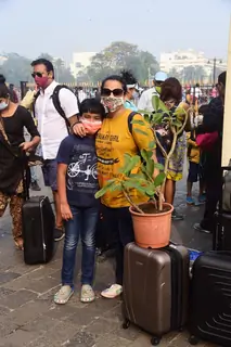 Vidya Balan snapped at Gateway of India