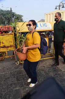 Vidya Balan snapped at Gateway of India