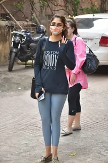 Sharmin Segal snapped at pilates 