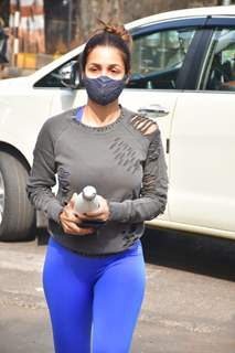 Malaika Arora snapped at Diva yoga, Bandra