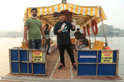 Varun Sharma snapped at Varsova Jetty