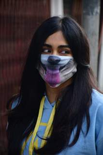 Adah Sharma snapped at Bandra 