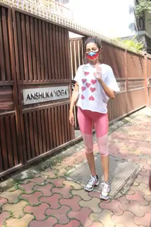 Ananya Panday snapped at Yoga classes