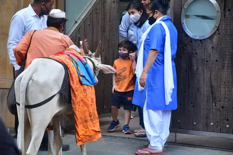 Taimur Ali Khan snapped at Bandra