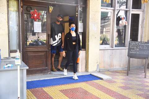 Sanya Malhotra snapped at Santacruz