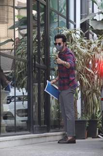 Varun Dhawan snapped at Maddock office in Santacruz