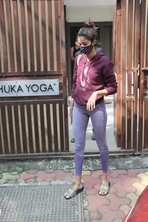 Ananya Panday snapped at yoga class 