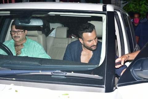 Arjun Kapoor and Saif Ali Khan snapped at shoot location in Bandra