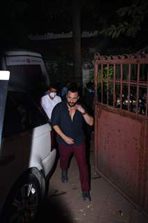 Arjun Kapoor and Saif Ali Khan snapped at shoot location in Bandra