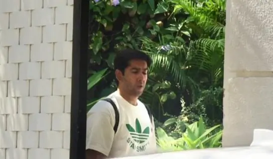 Rohit Dhawan snapped leaving Alibaug after Varun-Natasha's wedding
