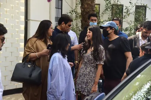 Dhawans snapped leaving Alibaug after Varun-Natasha's wedding